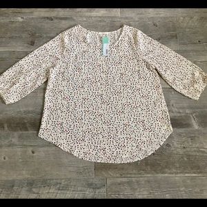 Le Lis Grove Scoop Neck Blouse